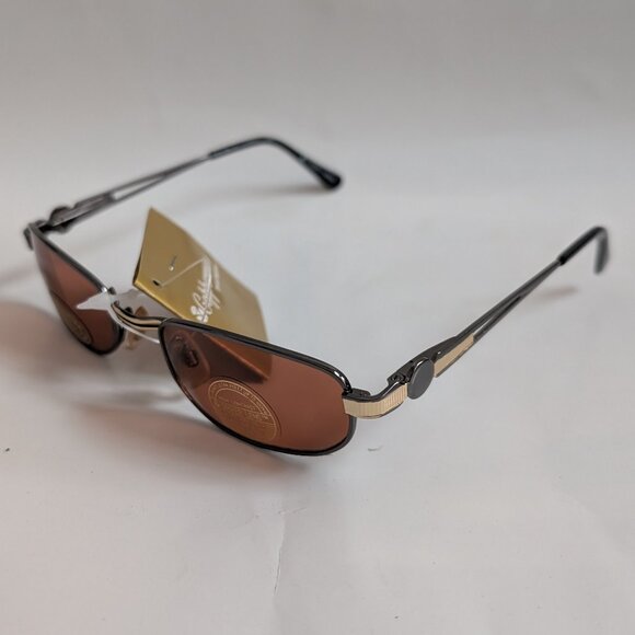 NWT True Vintage Bison style rectangular Coppermax Eyewear fashion sunglasses - Picture 4 of 10